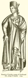 Béatrix de Souabe, reine de Ferdinand III, roi de Castille. 1234