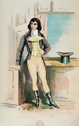Beau Brummel (1778-1840) dans sa jeunesse