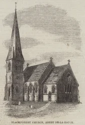Église de Blackfordby, Ashby-de-la-Zouch (gravure)