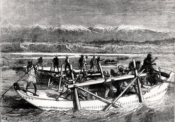 Pont sur la rivière Kaboul à Jellalabad