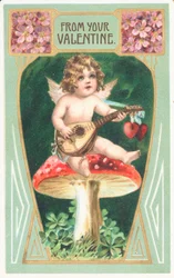 Carte de Saint-Valentin britannique