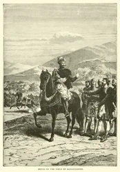 Bruce sur le champ de Bannockburn