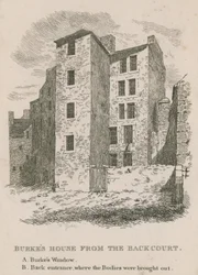Maison de Burke vue de la cour arrière