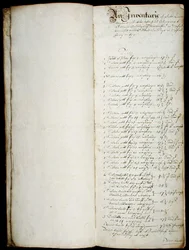Grand livre du trésorier, débutant en 1655