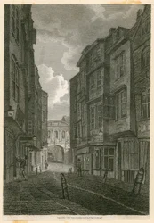 Butcher Row, vue depuis Temple Bar, d