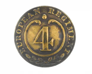 Bouton, autres grades, 4e Régiment Européen du Bengale, 1855-1861
