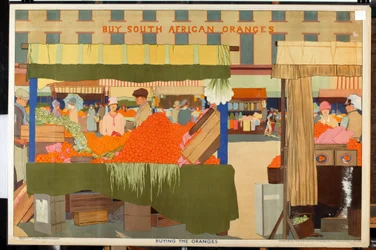 Achat des oranges, de la série 