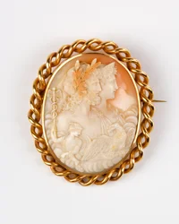 Broche camée, années 1890