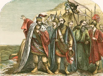 Canute réprimandant ses courtisans