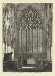 Cathédrale de Carlisle, grande fenêtre est