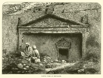 Tombeau sculpté à Jérusalem