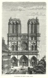 Cathédrale Notre-Dame, Paris (gravure)