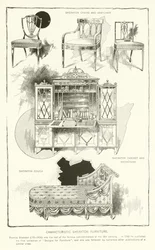 Mobilier caractéristique Sheraton