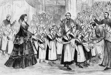 Enfants de la charité à la cathédrale Saint-Paul : nouvelles arrivées