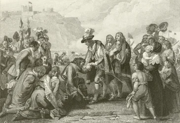Charles II débarquant à Douvres