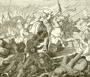 Charles Martel à Poitiers