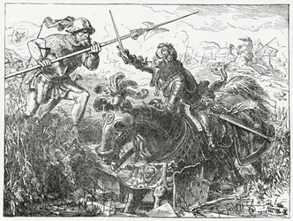 Charles le Téméraire, duc de Bourgogne, à la bataille de Nancy, 5 janvier 1477, 1882