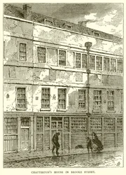 Maison de Chatterton dans Brooke Street