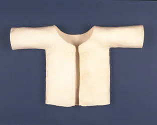 Chemise en lin pour enfant en tissage à motifs