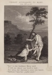 Le Christ apparaissant à Marie, Jean XX, verset 15