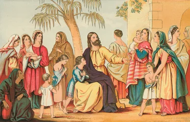 Christ bénissant les petits enfants