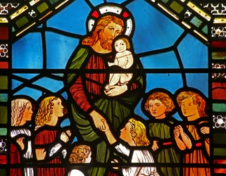 Le Christ bénissant les enfants