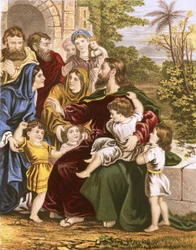 Le Christ bénissant les petits enfants