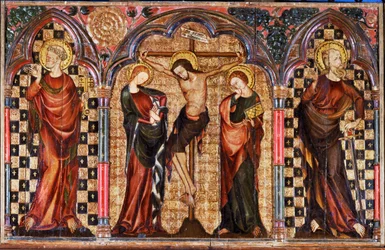 Christ entouré de Sainte Marie et de Saint Jean-Baptiste, de la pièce maîtresse de l