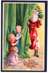 Carte postale de Noël, vers 1907