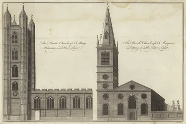 Église St Mary Aldermary dans Bow Lane et église St Margaret Pattens dans Little Tower Street, Londres