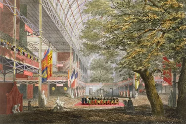 Cérémonie de clôture, de Dickinsons Comprehensive Pictures of the Great Exhibition of 1851, publié en 1854