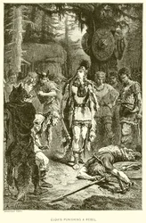 Clovis punissant un rebelle