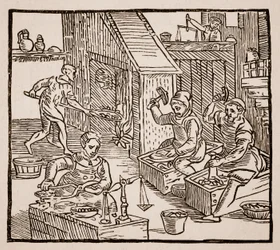 Monnayeurs au travail, 1577