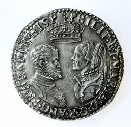 Shilling commémoratif pour le mariage de Philippe II d