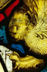 Section conservée de la Grande Fenêtre Est à York Minster : 