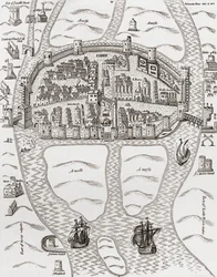 Cork, comté de Cork, Irlande en 1633, de 