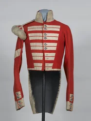 Habit de grande tenue de caporal, 2e Régiment européen, léger, Bombay, vers 1850