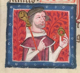Cotton Nero D VII fol.87v Henri de Blois, du 
