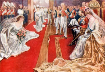 Réception à la cour