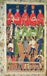 Cour du banc des rois, Westminster Hall, vers 1460