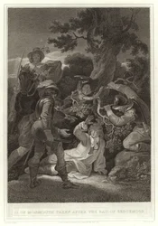 D de Monmouth capturé après la bataille de Sedgemoor (gravure)