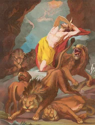 Daniel dans la fosse aux lions