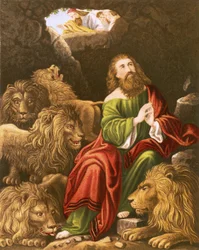 Daniel dans la fosse aux lions