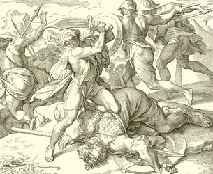 David tue Goliath de Gath