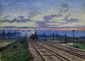 Aube près de Reading, 1870