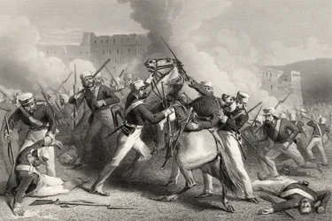 Mort du brigadier Adrian Hope dans l