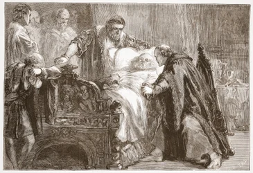 Mort de Frédéric le Sage, électeur de Saxe, illustration de L