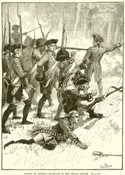 Défaite du général Braddock dans l