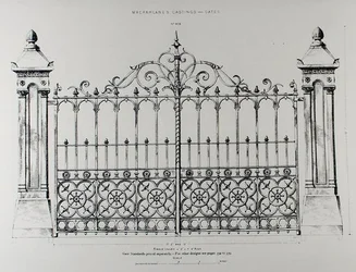 Conception pour une porte, de 