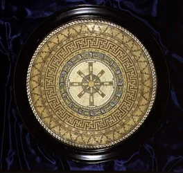 Design pour un sol à motifs en mosaïque, vers 1870